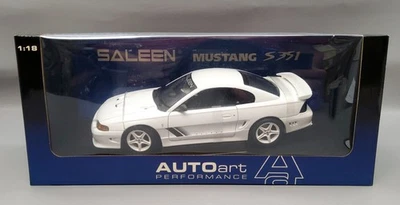 1998 White Saleen Mustang S351 Coupe 1:18 Scale Diecast By AUTOart #72721 - Image 1 of 4