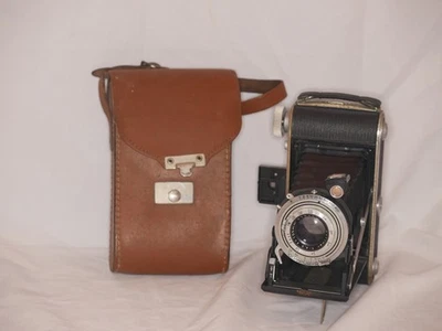 ROUGH AGFA Ventura 69 Deluxe 6x9 Folding Camera Solinar 105mm f4.5 Compur-Rapid - Photo 1/4