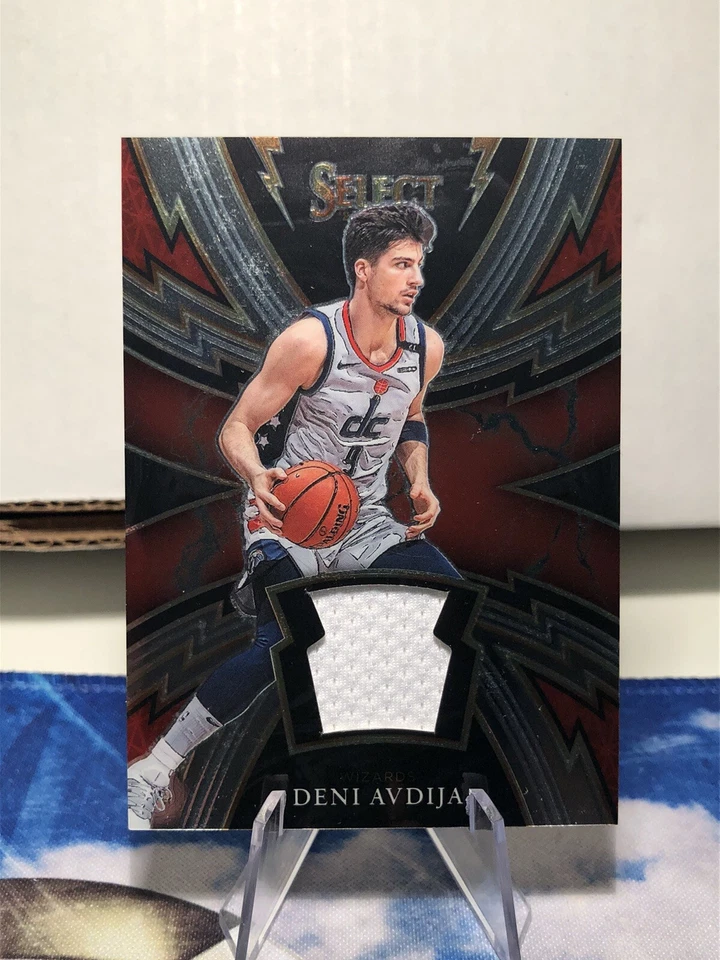 2020-21 Panini Select Sparks Patch Deni Avdija Wizards #SP-DA - Image 1 of 2