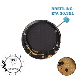 ETA E20.351 (BREITLING Finish) Movement, Analog, Digital, Alarm, Thermometer. - Picture 1 of 3