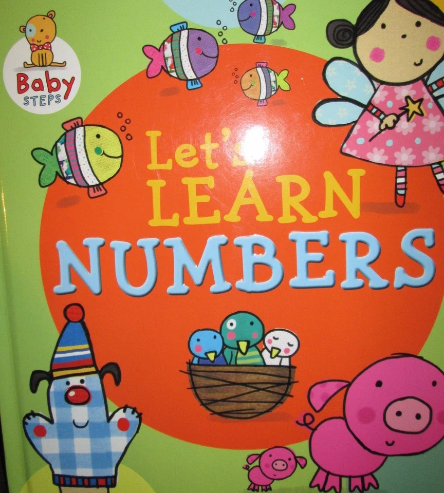Let's Learn Numbers: Baby Steps Board Book.  New!  Foto 1 de 1