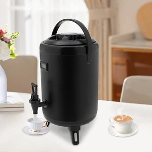 8L Insulated Beverage Dispenser Tea Drinks Beverage Storage with Thermometer - Picture 1 of 24