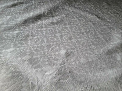 N09 ANCIENNE NAPPE métis damassé années 30 40 120X158cm OLD DAMASK TABLECLOTH  - Photo 1/4