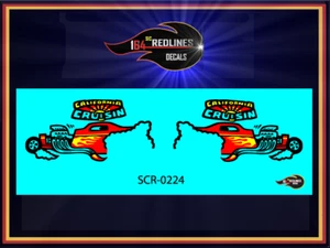 1/64 Redline 'California Cruisin' Replica Decal SCR-0224 - Picture 1 of 3
