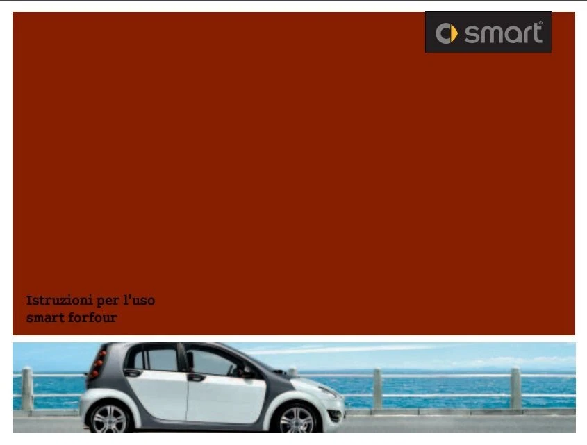 SMART  FORFOUR  in Italiano  - manuale uso e manutenzione! - Immagine 1 di 1