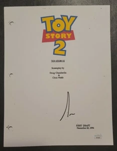 AUTÓGRAFO FIRMADO POR TIM ALLEN TOY STORY 2 GUIÓN COMPLETO PRUEBA JSA - Imagen 1 de 3