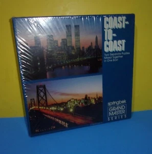 New Springbok Grand Master Series 2 Puzzle 700 Pcs Coast to Coast Twin Towers - Picture 1 of 2