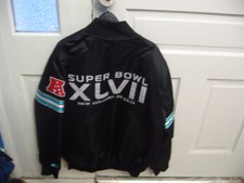 Nfl: Super Bowl Xlvii 47 New Orleans (Black Jacket by Starter (L) New w/tags