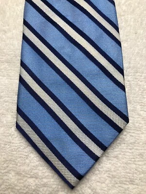 CORBATA HOMBRE TOMMY HILFIGER AZUL Y BLANCO 3,25 X 61 Foto 1 de 4