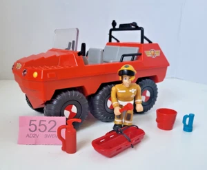 Fireman Sam Hydrus Six Wheel Amphibious Vehicle + Elvis & Accessories 552 - Picture 1 of 5