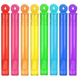 Assortimento 32 Pezzi 8 Colori Mini Bacchette Bolla Bomboniere Festa Giocattoli per Bambini Bambino - Foto 1 di 6