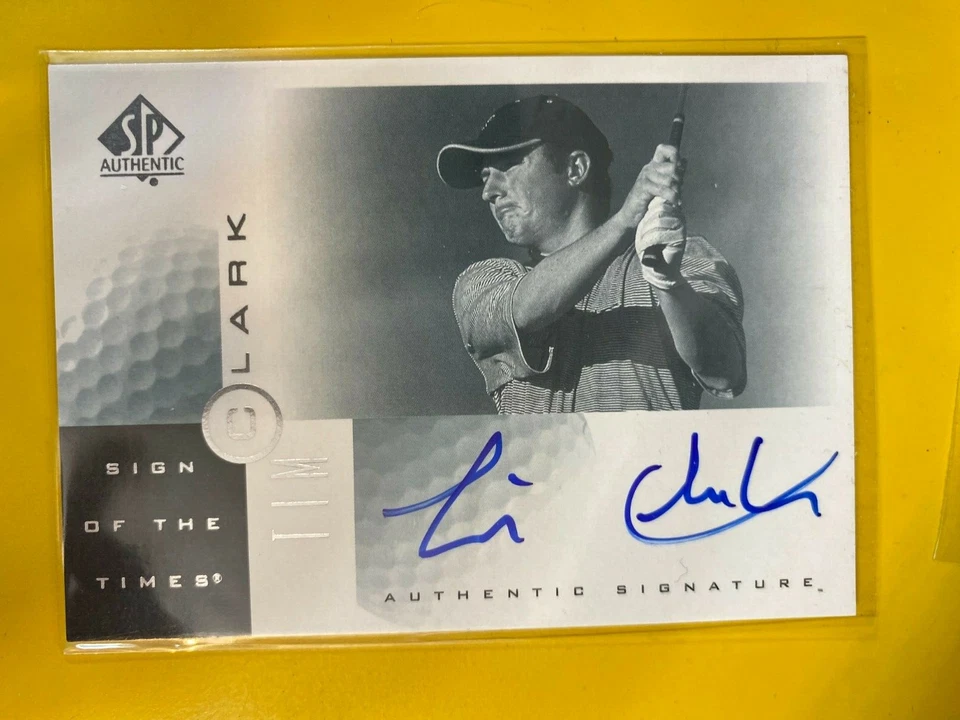 D59383  2001 SP Authentic Sign of the Times #TC Tim Clark - Image 1 of 1