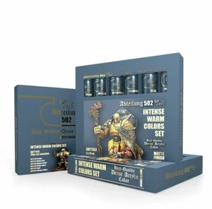 Abteilung 502 Dense Acrylics Intense Warm Colors Set NEW - Picture 1 of 1