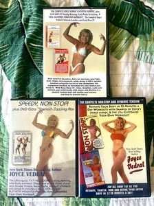 Joyce Vedral 3 DVD Lot Interval Aerobic, Speedy Non-Stop, Dynamic Tension - Picture 1 of 2
