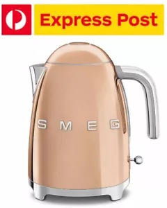 Smeg 50s Retro Style Electric Aesthetic Kettle Rose Gold KLF03RGAU -EXPRESS POST - Foto 1 di 9