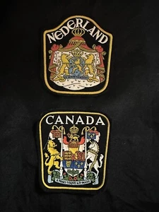 CANADA   A MARI -VSOVE - AD -MARE  & NEDERLAND PATCHES - Picture 1 of 4