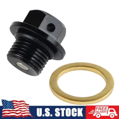 M14 Oil Pan Drain Plug Bolt Cap For Suzuki GSXR 400R 600 750 1000 1100 1990-2023 - Image 1 of 4