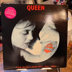 QUEEN 7" TOO MUCH LOVE WILL KILL YOU 1996 UK PRESS PINK VINYL M/NM EMI - Picture 1 of 3