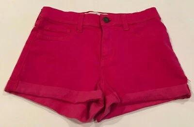 Pantalones Cortos de Mujer Hollister Mini Jean Rosa Talla 3 Cintura 26 Foto 1 de 4