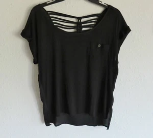 Black Miss Daisy Top Ladder Back Lightweight Hi-Low Hem NWOT Size M - Bild 1 von 6