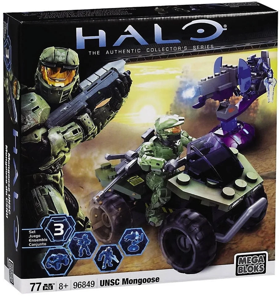 Halo  96849 UNSC MONGOOSE NEW IN MEGA BLOKS PACKAGE FREE SHIPPING - Image 1 of 1