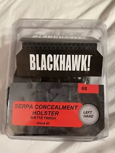 Blackhawk SERPA Glock #43 9mm Left Concealment LH Holster old stock - Picture 1 of 9