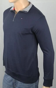 Tommy Hilfiger Kids Navy Blue 1/2 Half Zip Mock Turtleneck Sweater NWT - Picture 1 of 1