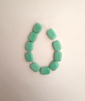 CUENTAS DE ALMOHADA UTAH VARISCITA 7x9MM - 3,75" Filamento - 9901 Foto 1 de 2