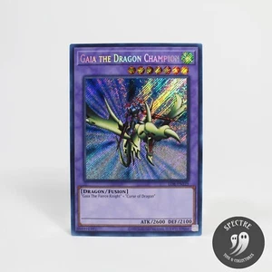 Gaia El Dragón Campeón LOB-EN125 Secreto Raro - Tarjeta Yugioh 25 Aniversario Casi Nuevo - Imagen 1 de 7