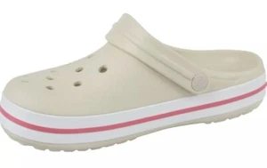 Crocs Crocband Men and Women's Clog Beige US Size M9W11 - Picture 1 of 4