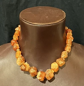 Vintage Necklace Kenneth Jay Lane KJL 16” Red River Agate Beaded Choker  - Picture 1 of 3