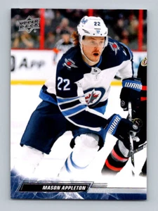 Upper Deck 2022-23 #193 Mason Appleton Winnipeg Jets - Foto 1 di 2