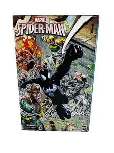 Hasbro Marvel Legends Ultimate Black Costume Spider-Man Amazon Exclusive Figure - Picture 1 of 9