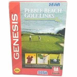 Sega Genesis - Pebble Beach Golf Links (Cardboard)  (T&E Soft 1994) - CIC - Picture 1 of 5