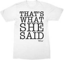 THE OFFICE - THAT'S WHAT SHE SAID - T-SHIRT - BRAND NEW & LICENSED - TV DM118