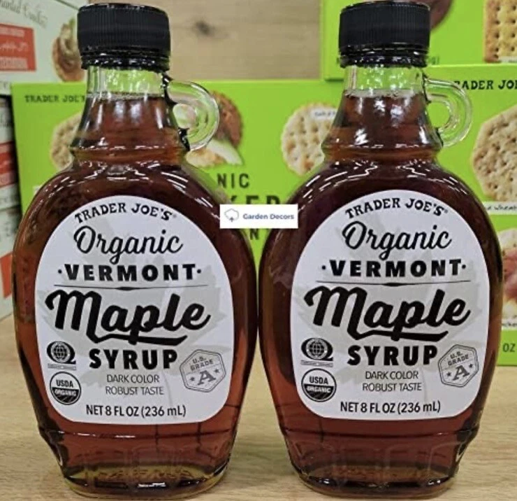 Trader Joe’s Organic Vermont Maple Syrup Dark Color Robust 2 Bot 6/2026 - Image 1 of 1