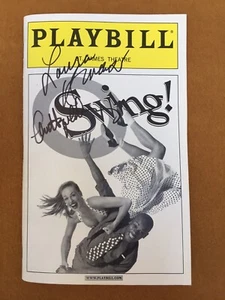 SWING Playbill SIGNED Laura Benati And Another ** 2 Signatures St James Theatre - Picture 1 of 4