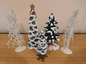 Lot of 5 Misc Trees - Great for Christmas Displays - Picture 1 of 1