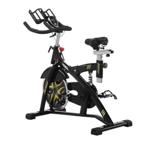 Exercise Stationary Cycling Bike with Flywheel Resistance for Home Workout - Picture 1 of 17