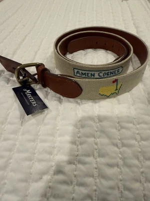 Cinturón de golf Masters Smathers & Branson Stone Icono 2025 punta de aguja talla 46 Foto 1 de 3