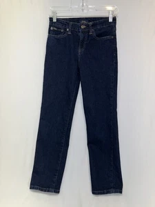 Ralph Lauren Boys Size 12 Jeans Hampton Straight Leg Dark Wash Low Stretch - Picture 1 of 8