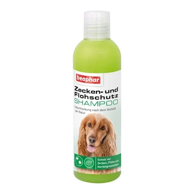 Beaphar Zecken- und Flohschutz Shampoo 250 ml Hunde Katzen Haustier Fellpflege  - Bild 1 von 4