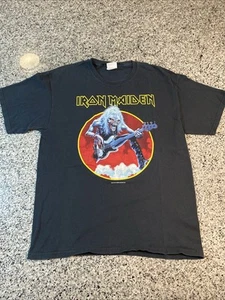 Iron Maiden Official Rare Original 2003 Fear Of The Dark BASS EDDIE Shirt Y2K - Picture 1 of 10
