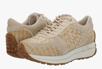 Sam Edelman New Jianna Lace-Up Rafia Platform Sneaker Size 7 Women's - Image 1 of 4