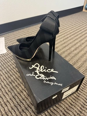 Alice + Olivia Dallas-B S307343205 Size 38.5 Women's Shoes Black - Image 1 of 3