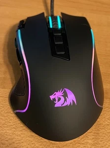 RedDragon M612-RGB Predator Wired Optical 8000 DPI Gaming Mouse - Picture 1 of 5