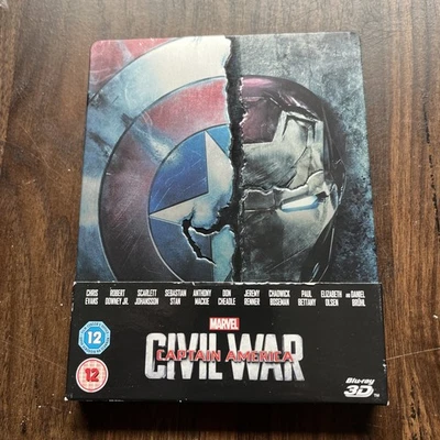 Captain America: Civil War 3D/2D Limited Edition Blu-ray Steelbook - Bild 1 von 4