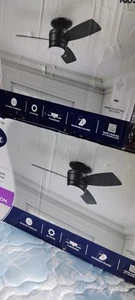 Harbor Breeze Mazon 44" Black LED Indoor Ceiling Fan  - Picture 1 of 5