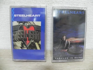 Steelheart - S/T + Tangled In Reins KOREA Diff Tracks Cassette Tape / SEALED NEW - Picture 1 of 4