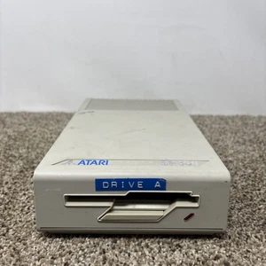 Atari SF354 External Floppy Drive for ST Computers Untested - Afbeelding 1 van 6